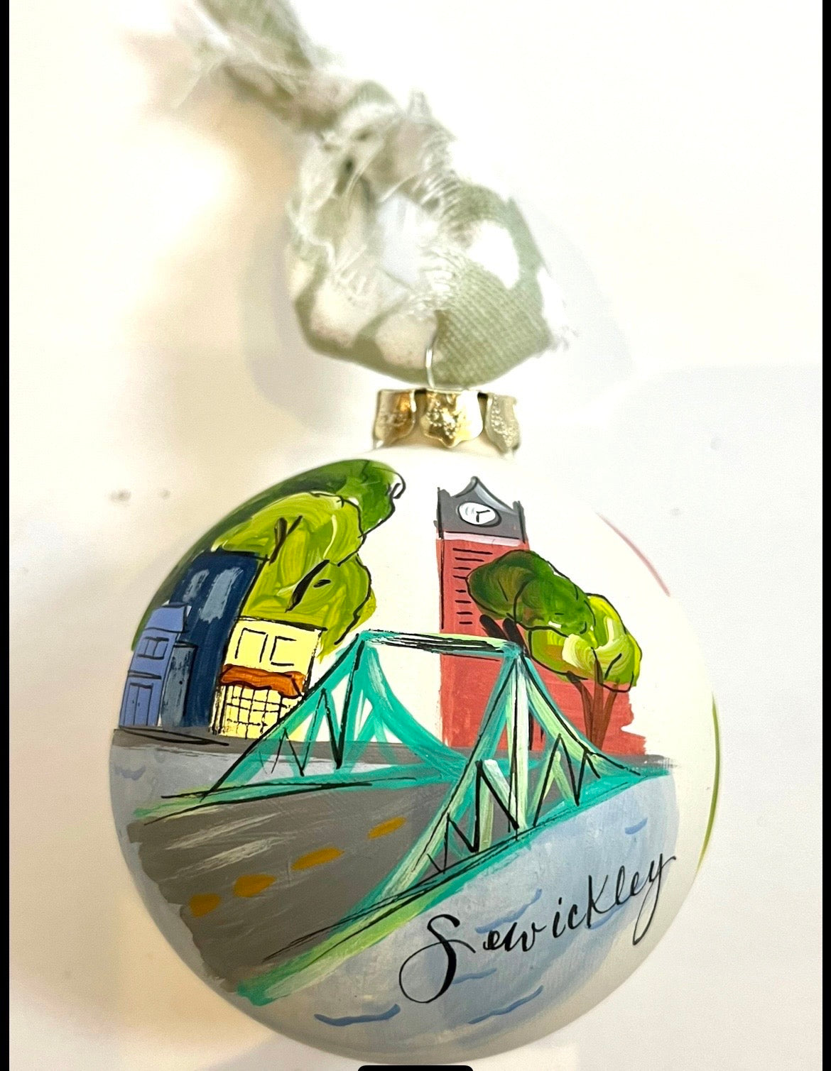 Rachel Lucia Hand Painted Ornaments (5 Designs)